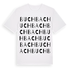 Buchbach ordlek t-shirt – ekologisk bomull t-shirt från Pinshirt