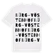 Bürg-Vöstenhof ordlek t-shirt
