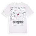 Deutsch-Wagram karta t-shirt