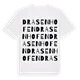 Drasenhofen ordlek t-shirt