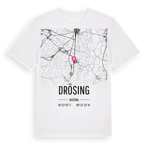 Drösing karta t-shirt – ekologisk bomull t-shirt från Pinshirt