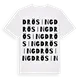 Drösing ordlek t-shirt