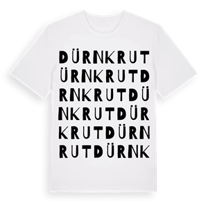 Dürnkrut ordlek t-shirt – ekologisk bomull t-shirt från Pinshirt