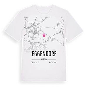 Eggendorf karta t-shirt – ekologisk bomull t-shirt från Pinshirt