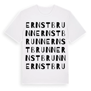 Ernstbrunn ordlek t-shirt – ekologisk bomull t-shirt från Pinshirt
