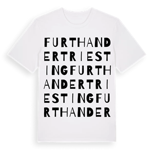 Furth an der Triesting ordlek t-shirt – ekologisk bomull t-shirt från Pinshirt