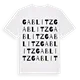 Gablitz ordlek t-shirt