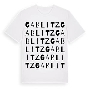 Gablitz ordlek t-shirt – ekologisk bomull t-shirt från Pinshirt