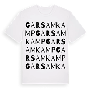 Gars am Kamp ordlek t-shirt – ekologisk bomull t-shirt från Pinshirt
