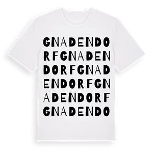 Gnadendorf ordlek t-shirt – ekologisk bomull t-shirt från Pinshirt