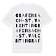 Grafenbach-St. Valentin ordlek t-shirt