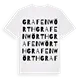 Grafenwörth ordlek t-shirt