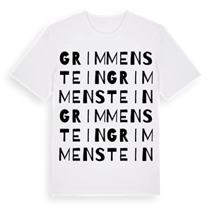 Grimmenstein ordlek t-shirt – ekologisk bomull t-shirt från Pinshirt