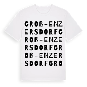 Groß-Enzersdorf ordlek t-shirt – ekologisk bomull t-shirt från Pinshirt