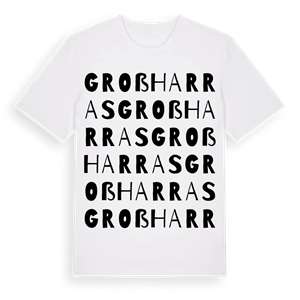 Großharras ordlek t-shirt – ekologisk bomull t-shirt från Pinshirt