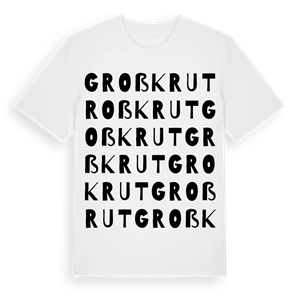 Großkrut ordlek t-shirt – ekologisk bomull t-shirt från Pinshirt