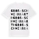 Groß-Schweinbarth ordlek t-shirt