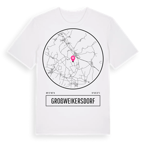 Großweikersdorf t-shirt – ekologisk bomull t-shirt från Pinshirt