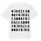 Günselsdorf ordlek t-shirt