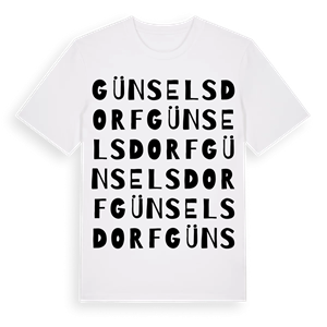 Günselsdorf ordlek t-shirt – ekologisk bomull t-shirt från Pinshirt