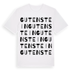 Gutenstein ordlek t-shirt – ekologisk bomull t-shirt från Pinshirt