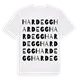 Hardegg ordlek t-shirt