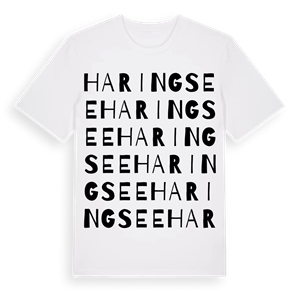 Haringsee ordlek t-shirt – ekologisk bomull t-shirt från Pinshirt