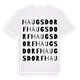 Haugsdorf ordlek t-shirt