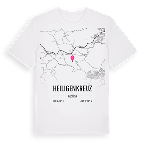 Heiligenkreuz karta t-shirt – ekologisk bomull t-shirt från Pinshirt