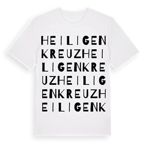 Heiligenkreuz ordlek t-shirt – ekologisk bomull t-shirt från Pinshirt