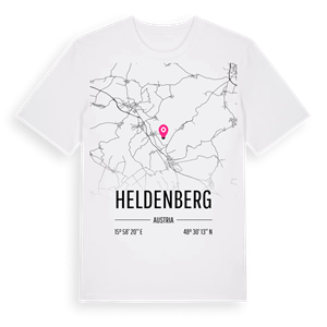 Heldenberg karta t-shirt – ekologisk bomull t-shirt från Pinshirt