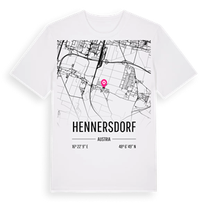 Hennersdorf karta t-shirt – ekologisk bomull t-shirt från Pinshirt