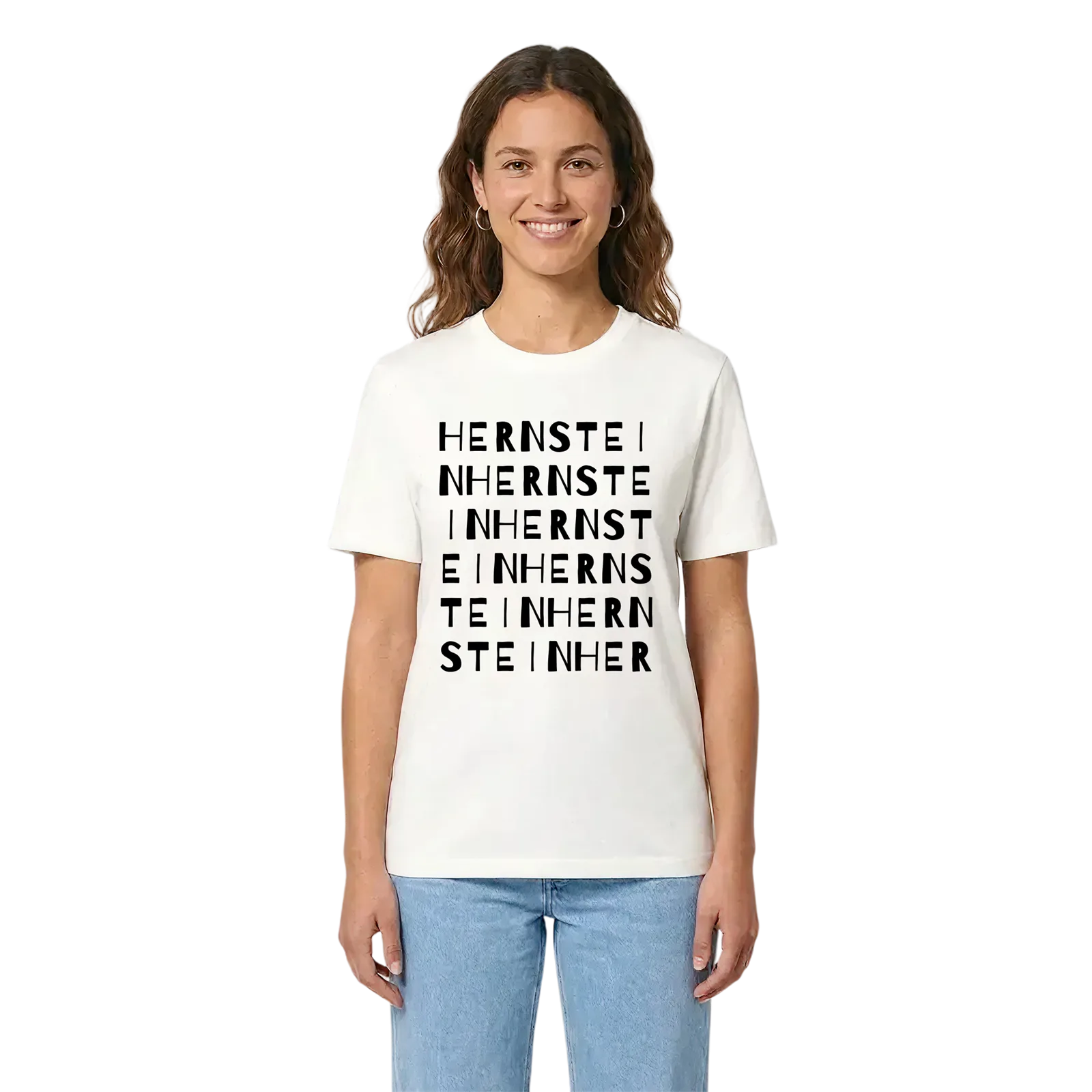 Hernstein ordlek t-shirt – White, i miljö