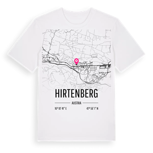 Hirtenberg karta t-shirt – ekologisk bomull t-shirt från Pinshirt