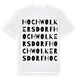 Hochwolkersdorf ordlek t-shirt