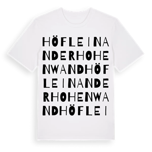 Höflein an der Hohen Wand ordlek t-shirt – ekologisk bomull t-shirt från Pinshirt