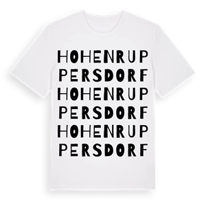 Hohenruppersdorf ordlek t-shirt – ekologisk bomull t-shirt från Pinshirt