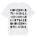Hohenwarth-Mühlbach am Manhartsberg ordlek t-shirt