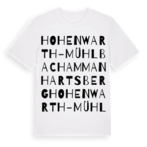 Hohenwarth-Mühlbach am Manhartsberg ordlek t-shirt – ekologisk bomull t-shirt från Pinshirt