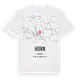 Horn karta t-shirt