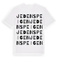 Jedenspeigen ordlek t-shirt