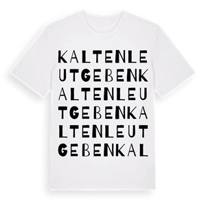Kaltenleutgeben ordlek t-shirt – ekologisk bomull t-shirt från Pinshirt