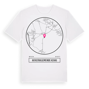 Katastralgemeinde Achau t-shirt – ekologisk bomull t-shirt från Pinshirt