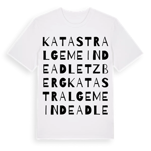 Katastralgemeinde Adletzberg ordlek t-shirt – ekologisk bomull t-shirt från Pinshirt
