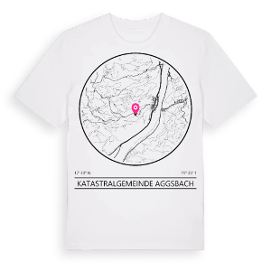 Katastralgemeinde Aggsbach t-shirt – ekologisk bomull t-shirt från Pinshirt