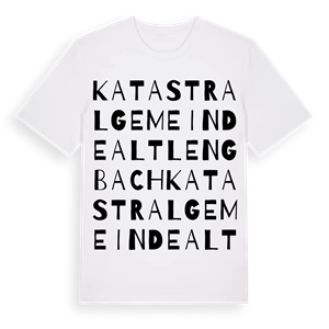 Katastralgemeinde Altlengbach ordlek t-shirt – ekologisk bomull t-shirt från Pinshirt
