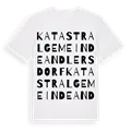Katastralgemeinde Andlersdorf ordlek t-shirt
