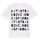 Katastralgemeinde Aspang ordlek t-shirt