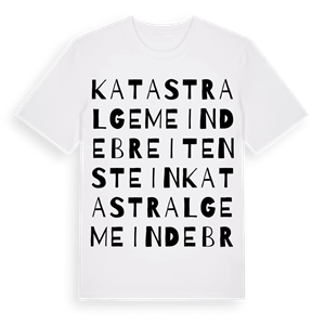 Katastralgemeinde Breitenstein ordlek t-shirt – ekologisk bomull t-shirt från Pinshirt