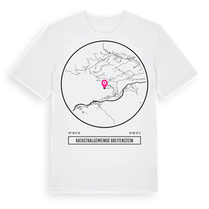Katastralgemeinde Breitenstein t-shirt – ekologisk bomull t-shirt från Pinshirt